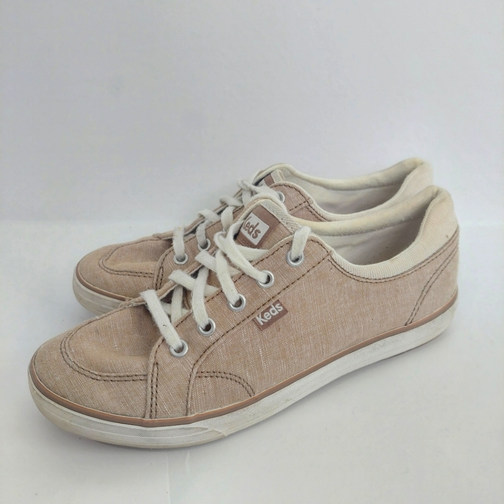 Keds Center 2 sneakers size 6 Walnut Chambray Softerra footbed with memory foam
